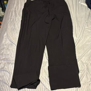 Black scrub pants